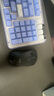 羅技（Logitech）ALTO KEYS K98M 琥珀系列 AI客制化無(wú)線(xiàn)機械鍵盤(pán) 熱插拔大理石軸 藍紫色 曬單實(shí)拍圖