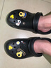 邦帛世洞洞鞋女eva夏季戶(hù)外開(kāi)車(chē)涼鞋外穿軟底包頭沙灘男女同款情侶拖鞋 黑色洞洞鞋【掌門(mén)狗】 44-45 【偏小1碼】跟高3cm 曬單實(shí)拍圖