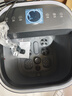 美的（Midea）泡腳桶殺菌洗腳盆加熱電動(dòng)按摩足浴盆理療泡小腿可拆洗生日禮物送男女友送長(cháng)輩ZL2雅致灰 曬單實(shí)拍圖