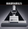 大衛膠棉拖把38cm海綿頭桿長(cháng)132cm2頭M12巨無(wú)霸滾輪式大號膠棉拖 曬單實(shí)拍圖