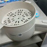 美的（Midea）電煮鍋 小電鍋 電蒸鍋 長柄 宿舍小鍋 多功能輔食鍋 學生宿舍泡面XZE2017 1.6L配蒸籠【國家補貼】 曬單實拍圖