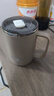 304不銹鋼保溫杯辦公室專用馬克杯上班族高顏值男生泡茶杯子帶蓋 卡其色 450ml 曬單實(shí)拍圖