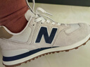 NEW BALANCE休閑鞋男鞋女鞋復古舒適透氣百搭輕便運動(dòng)鞋574系列ML574LGI 41.5 曬單實(shí)拍圖
