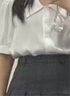 伯德小姐白色短袖襯衫女小個(gè)子內搭上衣職業(yè)正裝教資穿搭雪紡襯衣 曬單實(shí)拍圖
