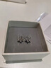 胖東來(lái)品質(zhì)999純銀耳釘女銀飾新款潮耳環(huán)足銀光面四葉草耳飾禮物 通體999純銀一對 送證書(shū) 素馨花 曬單實(shí)拍圖