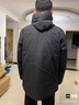 駱駝（CAMEL）羽絨內膽三合一防水加絨三防沖鋒衣AD12263514B幻影黑,男女XXL 曬單實(shí)拍圖