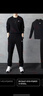 耐克（NIKE）套裝男裝兩件套 25秋季新款健身訓練簡(jiǎn)約時(shí)尚衛衣 休閑褲衛褲長(cháng)褲 黑色/簡(jiǎn)約/衛衣直筒褲套裝 L/175 曬單實(shí)拍圖