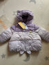 巴拉巴拉兒童羽絨服寶寶男童女童童裝加厚保暖舒適戶(hù)外防風(fēng)冬季潮 深藍80821-白鴨絨 90 cm充絨量62g 曬單實(shí)拍圖