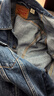 Levi's李維斯情侶同款美式經(jīng)典復(fù)古休閑時(shí)尚潮牌修身牛仔夾克外套 中藍(lán)色 L 曬單實(shí)拍圖