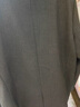 羅蒙灰色韓版撞色拼接西裝外套女2025春秋季新款休閑百搭氣質(zhì)西服外套 灰色 M （105-120斤） 曬單實(shí)拍圖