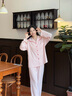 思莉太太 SLEEP TIGHT睡衣女春秋款純棉長(cháng)袖長(cháng)褲高級感韓版粉色小格子可外穿大碼家居服 WZT05568 M 曬單實(shí)拍圖