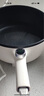 美的（Midea）電炒鍋 電火鍋 電蒸鍋 電煮鍋家用多功能 炒菜鍋一體不沾5.5L上蒸下煮電熱鍋 HCG3215 配蒸籠木鏟 曬單實(shí)拍圖