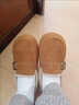 百麗踏【廠(chǎng)牌】一腳蹬加絨加厚毛毛鞋小香風(fēng)平底舒適士勃肯穆勒鞋 卡其色【普通塑料底】 35 曬單實(shí)拍圖