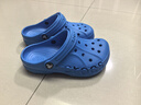 卡駱馳（CROCS）貝雅兒童洞洞鞋男女童戶(hù)外包頭沙灘鞋拖鞋/207013/207012 海藍-456 33 (200mm) 曬單實(shí)拍圖