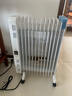 美的（Midea）【白玉】取暖器/電暖器/電暖氣家用/烤火爐/13片大面積/電熱油汀/油酊/電熱器/電熱取暖器HYX22N 曬單實(shí)拍圖