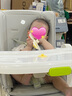 babycare 寶寶餐椅兒童多功能可折疊便攜寶寶吃飯椅子bbc餐椅嬰兒一鍵收納 【免安裝一件折疊】季風(fēng)灰 曬單實(shí)拍圖