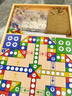小頑豆飛行棋五子棋兒童版跳棋多功能棋盤(pán)九合一游戲棋棋類(lèi)益智玩具套裝 曬單實(shí)拍圖