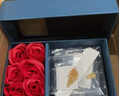 中國黃金（CHINA GOLD）黃金項鏈女士足金葫蘆吊墜轉運珠首飾七夕情人節禮物送女友老婆 足金葫蘆吊墜約0.3g*配銀鏈*玫瑰禮盒 曬單實(shí)拍圖
