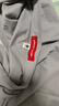 皮爾卡丹（pierre cardin）短袖T恤男士夏季薄款商務(wù)休閑高端冰絲莫代爾衣服男裝 深灰 3XL 曬單實拍圖