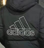 adidas 拒水防潑防風(fēng)保暖鴨絨羽絨服面包服男女同款阿迪達斯官方   黑色   XL 曬單實(shí)拍圖