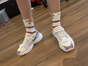 Skechers斯凱奇自營(yíng)兒童復古運動(dòng)鞋女童秋冬新款緩震跑步鞋休閑鞋303967L 曬單實(shí)拍圖