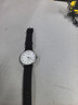 公務(wù)員學(xué)生中高考試專(zhuān)用石英手表電子簡(jiǎn)約機械風(fēng)手表男女情侶表 男款黑帶 大表盤(pán) 曬單實(shí)拍圖