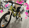 鳳凰兒童自行車(chē)男女寶寶小孩山地車(chē)3-5-6-8-10-12-16歲學(xué)生腳踏車(chē)禮物 【推薦-高配單速】歐碧綠+禮包 18寸-單速輔助輪腳撐，變速腳撐 曬單實(shí)拍圖