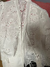 Olrain【鏤空蕾絲花邊襯衫】春夏秋三季可穿女裝上衣長(cháng)袖衣服 奶油白 XL 曬單實(shí)拍圖
