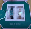 LOLA ROSE羅拉玫瑰小綠表鋼帶套裝女士手表女士節(jié)日禮物送女友 曬單實(shí)拍圖