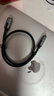 山澤USB4全功能數(shù)據(jù)線適用蘋(píng)果15華為pro手機(jī)充電線pd快充iPhone16筆記本4.0雙type-c雷電4傳輸0.5米 曬單實(shí)拍圖