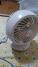 海爾（Haier） 電風(fēng)扇迷你USB手持充電臺式循環(huán)扇風(fēng)扇輕音辦公室桌面小型掛壁風(fēng)扇小型空氣循環(huán)扇學(xué)生宿舍風(fēng)扇 戶(hù)外風(fēng)扇+充電款LSF-CB101(W) 曬單實(shí)拍圖