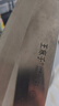 王麻子菜刀 廚師專(zhuān)用2號桑刀 鋒利不銹鋼鍛打家用切肉切片切菜刀具 曬單實(shí)拍圖