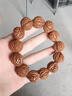 芯奢腦文桃核桃木手串菩提子佛珠手串盤(pán)玩腦紋桃胡文玩小串珠子手把件 曬單實(shí)拍圖
