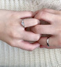 DRAGBOLL鉑金對戒PT950純銀鉆戒情侶對戒純銀戒指結(jié)婚求婚送女友生日禮物 免費(fèi)定制刻字/賀卡請拍此選項(xiàng) 曬單實(shí)拍圖