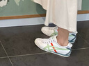Onitsuka Tiger鬼塚虎新款一腳蹬懶人鞋男女鞋 舒適休閑鞋MEXICO 66? SLIP-ON 白色/綠色 36 曬單實(shí)拍圖