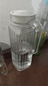 樂美雅（Luminarc）玻璃水壺冷水壺涼水杯家用冰箱大容量茶壺四方透明1.1L涼水壺 曬單實拍圖