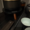 微舟哈曼卡頓音響支架琉璃4/3代水晶4實木底座四代架子藍牙音響架桌面款低音炮音箱配件加厚減震托盤 黑色托盤+胡桃木色腿【不帶燈光】 曬單實拍圖