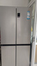海爾（Haier）家宴465升十字對開(kāi)四開(kāi)門(mén)電冰箱家用風(fēng)冷無(wú)霜一級能效變頻超薄BCD-465WGHTDE9S9家電國家補貼20% 曬單實(shí)拍圖