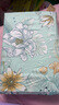 富安娜家紡床上四件套純棉 100%全棉床單 雙人加大床品 被套230*229cm 曬單實(shí)拍圖