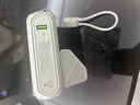 SUIDDY【3C認證丨四合一】充電寶自帶線帶插頭器20000毫安大容量Magsafe快充移動電源適用蘋果華為小米 頂配版丨2萬毫安時【自帶線+磁吸+AC插頭】深空灰 曬單實拍圖