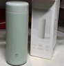 米家 保溫杯 316不銹鋼水杯 男女士杯子 大容量茶杯便攜 350ml綠色 曬單實(shí)拍圖