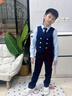 衣諾坊兒童演出服西服套裝男女生團體表演服飾主持人西裝女生連衣裙套裝 曬單實(shí)拍圖