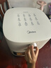 美的（Midea）家用空氣炸鍋免翻面25年新款 透明可視大窗口蒸汽嫩烤 實(shí)用大容量5.3L金屬內腔經(jīng)典旋鈕 KZE5383  曬單實(shí)拍圖