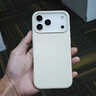 艾派客適用iPhone17Promax手機殼液態(tài)硅膠鏡頭全包圍防摔散熱保護套簡(jiǎn)約男女款純色軟外殼高級感新款軟殼 【古董白】液態(tài)硅膠-軟糯手感-植絨內襯護機 iPhone17Promax 曬單實(shí)拍圖