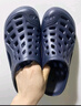 迪卡儂（DECATHLON）游泳男士涼鞋沙灘拖鞋洞洞鞋外穿NABD2028001深藍(lán)色網(wǎng)格款43碼 曬單實(shí)拍圖