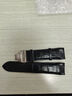 聚優(yōu)藍天梭1853庫圖T035皮帶T035627A T035617A T035407A 原裝真皮表帶 黑色+銀色蝴蝶扣（質(zhì)保一年） 24mm 曬單實拍圖
