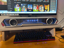 漫步者花再Halo PixelBar深淵字幕歌詞音響電腦桌面音箱 藍牙6.0有線(xiàn)音箱RGB燈效 破曉白 曬單實(shí)拍圖