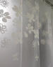 夢(mèng)庭 浴簾布浴室簾淋浴簾衛生間窗簾布磨砂款帶花1.8米*2米 曬單實(shí)拍圖