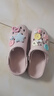 名創(chuàng  )優(yōu)品（MINISO）洞洞鞋女款2025新款eva防滑防臭沙灘鞋增高涼拖鞋女夏季外穿 石英粉+紐扣小熊 36-37 曬單實(shí)拍圖