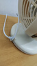 海爾（Haier） 電風(fēng)扇迷你USB手持充電臺(tái)式循環(huán)扇風(fēng)扇輕音辦公室桌面小型掛壁風(fēng)扇小型空氣循環(huán)扇學(xué)生宿舍風(fēng)扇 戶外風(fēng)扇+充電款LSF-CB101(W) 曬單實(shí)拍圖